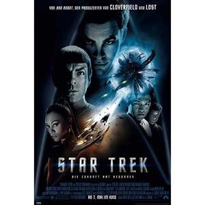Affiche Star Trek XI the Future Begins de style moderne avec cadre noir pour affichage mural - Product Image 4