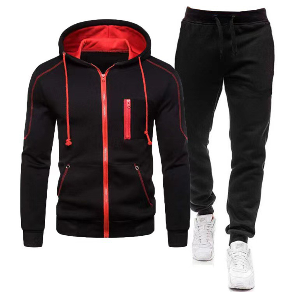 gym king red and black tracksuit