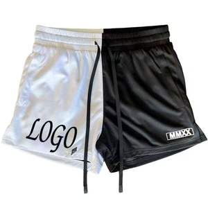 Hot-selling <b>Men</b> Custom logo <b>Shorts</b> Printing Gym Sport Workout Polyester <b>Shorts</b> for <b>Men</b> - Product Image 2