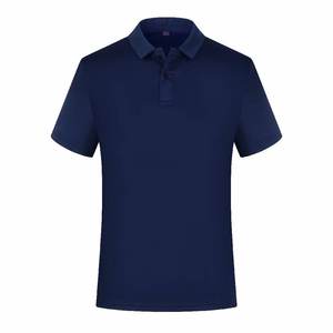 Camisetas lisas de manga corta con estampado de logotipo personalizado para hombre, camisetas de polo 100% de algodón y poliéster de talla grande - Product Image 5