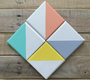 ที่วางแก้วสี่เหลี่ยมสไตล์ร่วมสมัยทำด้วยมือทำจากไม้หรูหราทนทานนำกลับมาใช้ใหม่ได้บนโต๊ะในบ้านที่เป็นมิตรต่อสิ่งแวดล้อม - Product Image 5