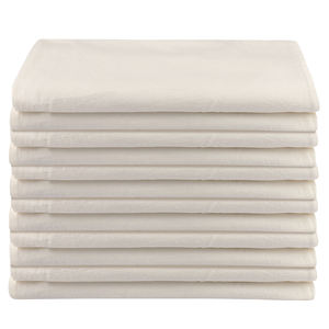 Saco de harina de algodón 100%, toallas de cocina tejidas, estilo cuadrado liso, costura e impresión personalizable, limpieza desechable para el hogar - Product Image 5