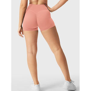 Shorts Deportivos Sin Costuras para Yoga y Gimnasio, Cintura Alta, Levanta Glúteos, Mezcla de Poliéster y Spandex, Cómodos - Product Image 5