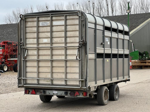 Remolque de Acero de Doble Eje para Ganado, Nuevo, en Oferta, para Transporte de Caballos, Semirremolque con Frenos Eléctricos, 3800 kg - Product Image 3