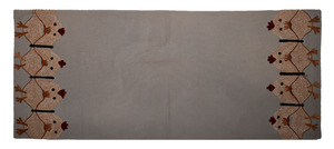 Chemin de table en coton pur de haute qualité avec finition durable en tissu doux de style tissage fait à la main, parfait pour une utilisation sur une table à manger - Product Image 5