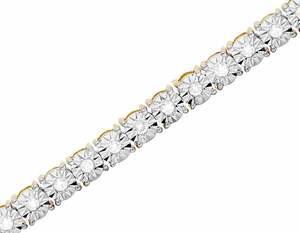Premium 10K <b>Rose</b> <b>Gold</b> <b>Bracelet</b> Designed with Lab Grown Diamonds Ideal for Wedding Anniversary and Party Jewelry - Product Image 3