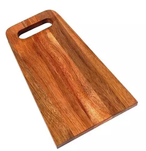 Planche à fromage élégante en bois utilisée pour la maison ustensiles de cuisine hôtel & Restaurant plateau à découper en forme de planche à découper en bois de couleur marron - Product Image 5