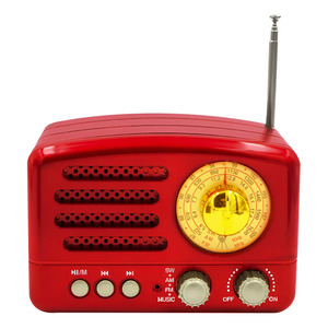 Retro AM/FM/SW <b>Bluetooth</b> USB <b>Aux</b> MP3 Radio - Assorted Colors - Product Image 1