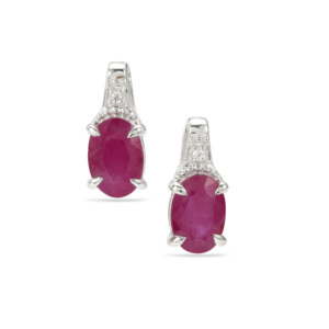Pendientes de Oro Rosa con Diamantes y Perlas para Compromiso, Boda o Fiesta - Product Image 3
