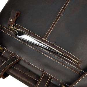 Unisex Waterproof Leather <b>Backpack</b> Customized Logo Large Capacity Laptop Sleeves Travel Factory Direct Price - Product Image 4