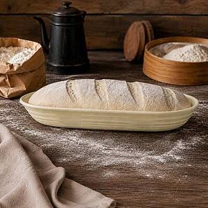 Juego de Cestas Ovaladas para Fermentar Masa Francala de 28x12.5x6 cm y Cortador de Panadería para Fermentación de Masa de Pan de Levadura - Product Image 4