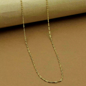 Venta al por mayor 14K 18K 24K Micro Gold Plated Singapore Chain, Modern Chain Design, Singapore Style Chain, Fashion Chain, Brass Chain. - Product Image 1