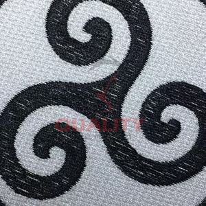 Premium Quality Custom Embroidered Letter Badges Iron-On Logo Embroidered Flower Shape Badges for Hats Heat Press Fashion Badges - Product Image 6
