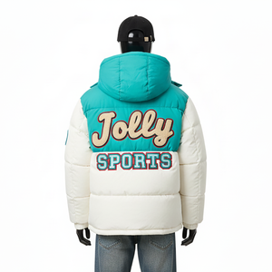 Chaqueta Acolchada para Mujer, Tejido de Poliéster de Primera Calidad, Paneles de Bloques de Color, Chaqueta Acolchada con Apliques Personalizados y Logotipo - Product Image 2