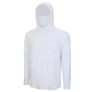Derniers vêtements respirants pour hommes Sweats à capuche à séchage rapide pour la pêche avec logo personnalisé Sweats à capuche de pêche en fibre de bambou - Product Image 4