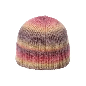 หมวกถักสีหมวกที่มีสีสันมัดย้อมเปล่าพร้อมหมวก - Product Image 2