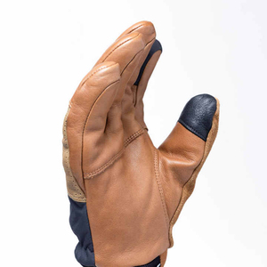 Gants de ski d'hiver résistants au froid, en cuir, doigts entiers, imperméables, thermiques, protection contre la neige, isolés, fermeture à boucle et crochet réglable - Product Image 3