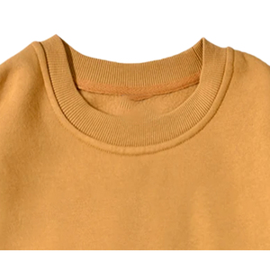 Sudadera Ecológica de Invierno para Mujer, Cuello Redondo, Bordada, Transpirable, de Forro Polar, Color Naranja en la Parte Delantera, Cortavientos, de Poliéster/Algodón - Product Image 2