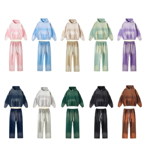 Pantalon de survêtement décontracté de luxe pour homme, coupe droite, en molleton bouclette épais et respirant, avec logo personnalisé - Product Image 5