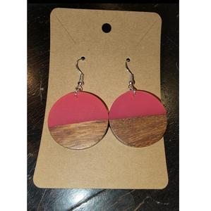 Pendientes de Resina y Madera para Mujer, Joyería Hecha a Mano, Accesorios Elegantes e Ideas para Regalos - Product Image 1