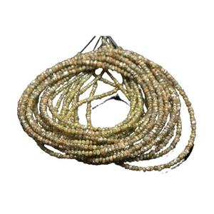 Hebras de cuentas de piedra en bruto de diamante Natural de 3-4mm de la mejor calidad al por mayor para la fabricación de collares de joyería de moda - Product Image 2