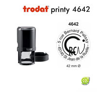 Haute qualité pour Trodat 4642 tampon auto-encreur 42mm en plastique bureau ODM différentes couleurs avec tampon encreur de personnalisation moyen