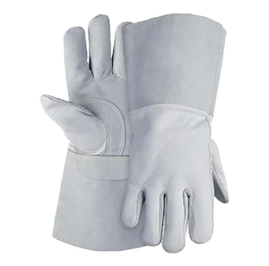 Gants de soudage en cuir pour hommes ou femmes Gants résistants au feu et à la chaleur Gants de soudage TIG Manchette en peau de vache fendue - Product Image 6
