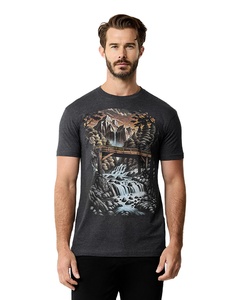 Nouveauté 2026 – T-shirts col rond pour hommes en coton tricoté turc 100 %, imprimés numériquement, écologiques, séchage rapide, prix de gros 1 euro - Product Image 1