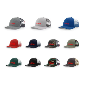 2025 nuevo logotipo personalizado colores sólidos bordado personalizado gorra de camionero en blanco 112 gorras de camionero malla impresa - Product Image 1