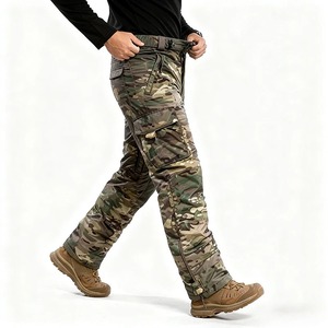 กางเกงยุทธวิธีลายพรางสำหรับกิจกรรมกลางแจ้ง 4.0 น้ำหนักเบา อุ่นสบายด้วยผ้าฝ้าย เหมาะสำหรับการปีนเขา เดินป่า เล่นสกี กันหนาว กางเกงยุทธวิธีสำหรับฤดูหนาว - Product Image 3