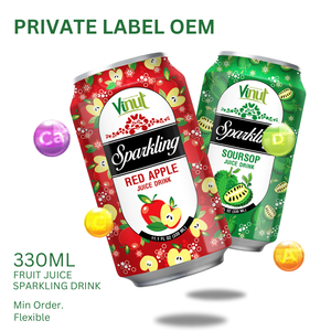 Meilleur prix et échantillon gratuit jus de calamansi carbonaté 330ml VINUT Vietnam usine marque privée boissons gazeuses OEM/ODM à bas quantité minimale de commande - Product Image 4