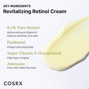 COSRX Crema con Retinol 0.1 20ml - Hecho en Corea, Antienvejecimiento, Antiarrugas, Corrige los Primeros Signos de Envejecimiento, Retinol Puro, Efecto Lifting - Product Image 6