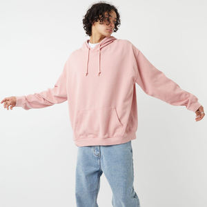 เสื้อฮู้ดผู้ชายซักได้สีและโลโก้แห้งเร็วเสื้อฮู้ดสำหรับผู้ชายผ้าคอตตอนผสมกรดมาใหม่ - Product Image 1