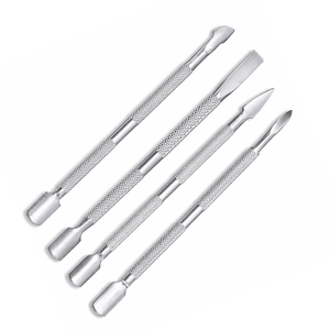 Premium <b>Nail</b> Cuticle Pusher <b>Kit</b> Stainless Steel Double Ended <b>Nail</b> Cleaner Manicure Pedicure Tools Set - Product Image 1