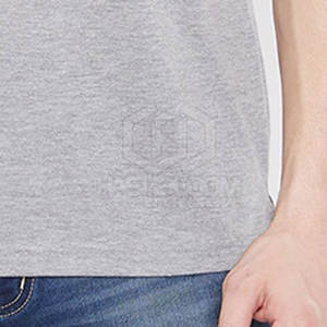 เสื้อยืดสำหรับผู้ชายแบบแห้งเร็วระบายอากาศได้ดีปรับแต่งได้สำหรับเสื้อยืดดีไซน์พื้นไม่ซ้ำใครผ้าฝ้ายถักขนาดพิเศษ/เส้นใยไม้ไผ่ - Product Image 6