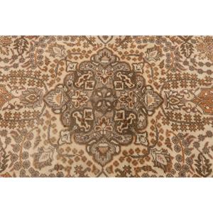 0.7x12.8 ft Rug, Vintage Turkish Rug, <b>Brown</b> <b>Wool</b> Rug - Product Image 5