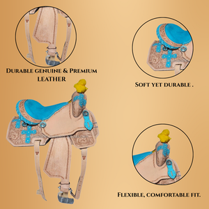 Nueva silla de carreras de cuero occidental de buena calidad tallada a mano al mejor precio - Product Image 4