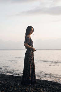 Haute qualité Maxi robe Sexy dos nu plissé longue robe femmes élégant hors épaule mince mode Club fête robe de soirée - Product Image 6