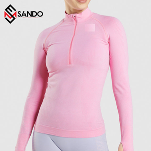 Wholesale <b>Custom</b> <b>Design</b> Women Long Sleeve Gym T-<b>shirt</b> <b>Custom</b> Printed Gym <b>Compression</b> <b>Shirts</b> With <b>Custom</b> Logo for Women - Product Image 1