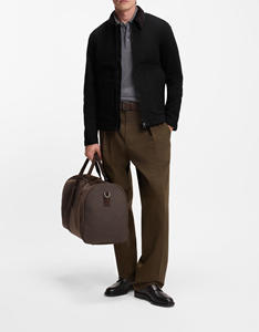 แจ็คเก็ตยีนส์ผู้ชายคุณภาพสูงขายส่ง แบบสั่งทำพิเศษ สไตล์วินเทจ คอตั้ง ปักโลโก้ด้านหน้า ซับในขนแกะแบบกลับด้านได้ - Product Image 6