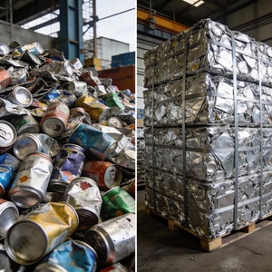 Chatarra de Aluminio UBC, Latas de Bebidas Usadas de Aluminio para la Fabricación de Lingotes de Aluminio Secundario - Product Image 2