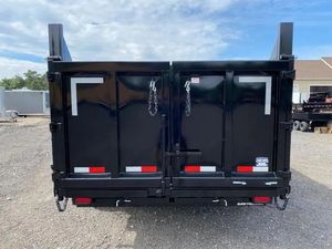 High Quality 7 Ton 4-<b>Wheel</b> Hydraulic Back Tipping <b>Trailer</b> Farm Small Dump <b>for</b> Tractor Agricultural Back Dump Semi <b>Trailer</b> - Product Image 2