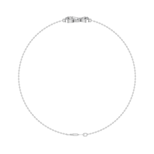 OEM ODM Infinity Charm Bracelet Pure 950 Platinum Natural Diamond Fine Chain Link Bracelets Hecho a mano India Luxury Women's - Product Image 4