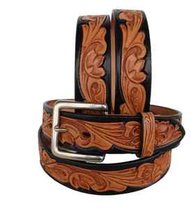 Cinturón de Piel de Vaca Premium para Trabajo Pesado, Cinturones Informales de Lujo con Cuentas Personalizadas de Grano Completo, Listo para Aleación, Unisex - Product Image 6