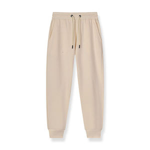 กางเกงวอร์มผ้าคอตตอนสำหรับผู้ชายกางเกงวอร์มผ้าคอตตอนทรงหลวมพิมพ์โลโก้ได้ตามต้องการ - Product Image 4