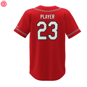 Maillot de baseball personnalisé de haute qualité, nouveau, prix raisonnable, impression numérique, respirant, 100% polyester, unisexe, créez votre propre design - Product Image 4