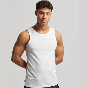 High Quality Men's Gym Vest <b>Top</b> Men's Gym tank <b>Top</b> Custom logo Muscle Fit Ribbed Vests Ribbed Vest Men - Product Image 3
