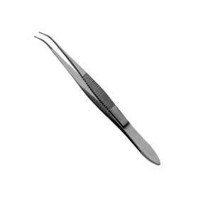 Pinzas Dentales de Algodón Reutilizables Manuales de Acero Inoxidable de Primera Calidad con Puntas Curvas y Dentadas - Product Image 2