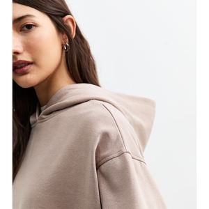 Sweat à capuche pour femme Hollow Out Hole Loose Sweatshirt Femme Rose clair Casual Hooded Oversized Women Hoodies - Product Image 2