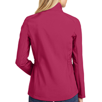 Vestes d'extérieur imperméables en softshell rose magenta pour hommes et femmes, doublure polaire chaude, vente en gros, OEM ODM